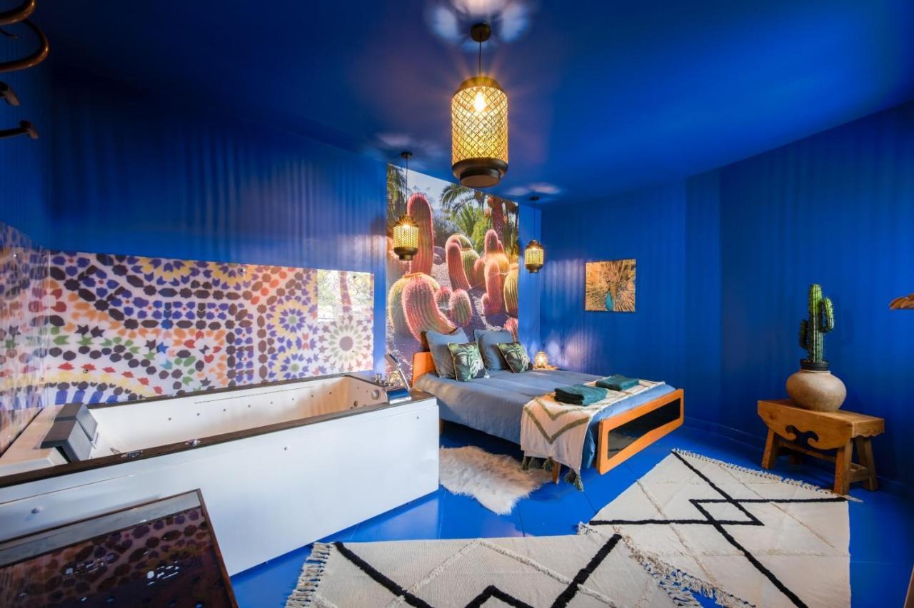 Luxury Jardin Majorelle Paris Orly Avec Jacuzzi ヴィニュー・シュル・セーヌ エクステリア 写真