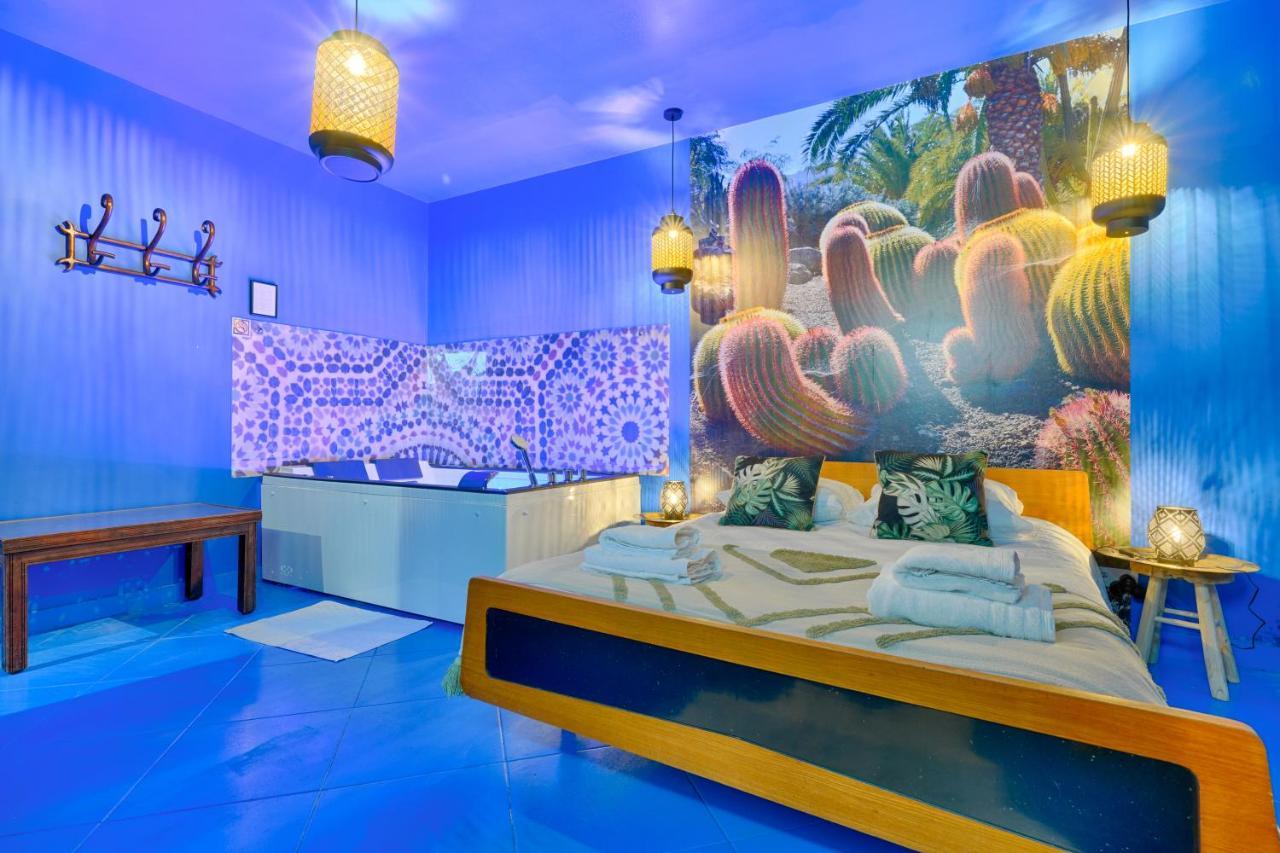 Luxury Jardin Majorelle Paris Orly Avec Jacuzzi ヴィニュー・シュル・セーヌ エクステリア 写真