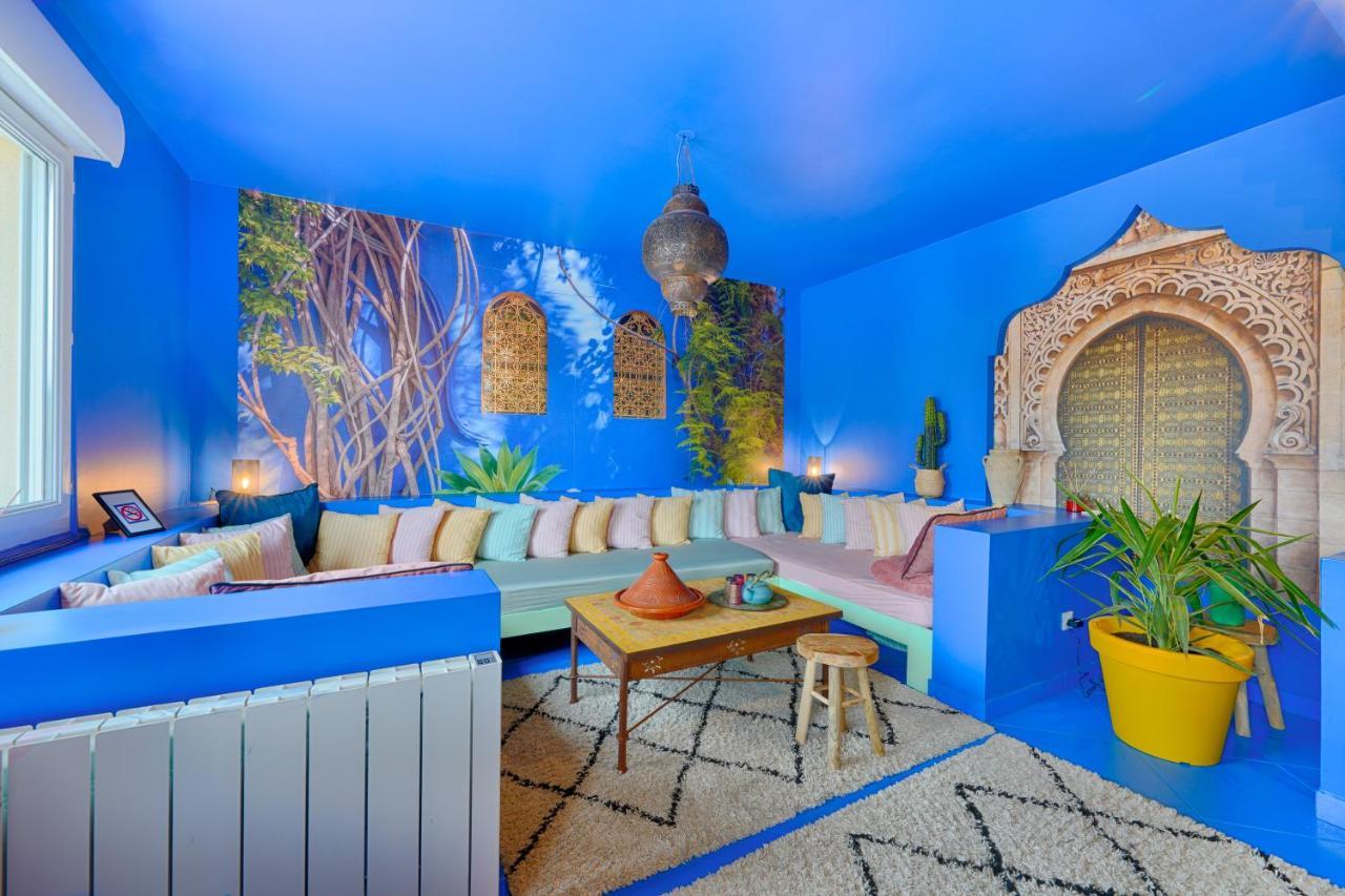 Luxury Jardin Majorelle Paris Orly Avec Jacuzzi ヴィニュー・シュル・セーヌ エクステリア 写真
