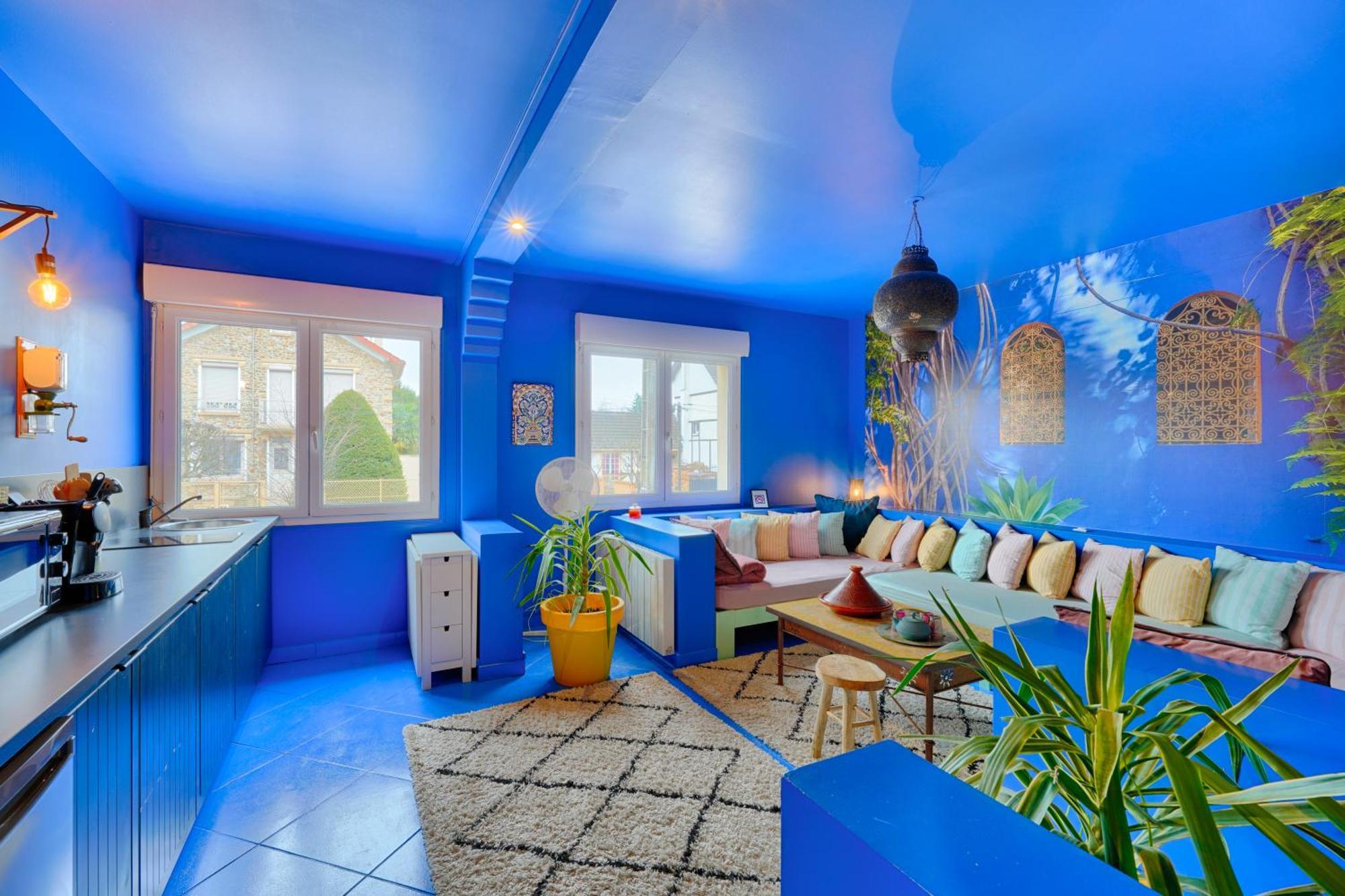 Luxury Jardin Majorelle Paris Orly Avec Jacuzzi ヴィニュー・シュル・セーヌ エクステリア 写真